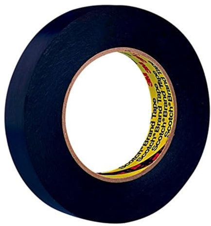 3M Weich-PVC-Klebeband 472, 76,2 mm x 33 m, 0,25 mm, Schwarz (12-er Pack)