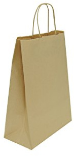 Karta dozio – Shopper in Sealing Color Avana, Twisted Grepp, f. Till cm 22 + 10 x 29, CF 25 stycken