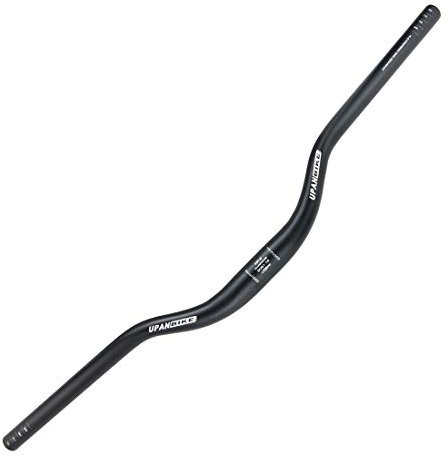UPANBIKE MTB Mountainbike Fahrrad extralanger Lenker, 31,8 mm, 780 mm Riser Bar(Schwarz)