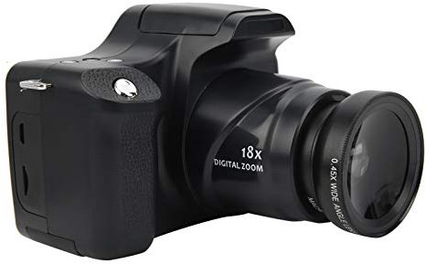 Fotocamera digitale, zoom digitale 18X CMOS 5MP 3In LCD HD Screen Video Camera 32GB Flash integrato USB Ricarica Lunga focale Fotocamera Reflex digitale 1500Mah (obiettivo grandangolare)