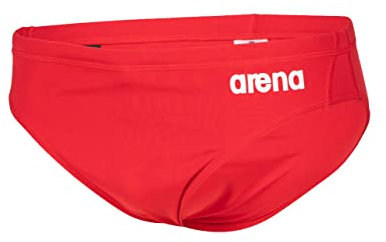 ARENA Solid Team Junior Costume Bambino, Costume da Bagno ad Asciugatura Rapida, Costume Slip Piscina in Tessuto MaxLife Eco con Massima Resistenza al Cloro e Protezione UV 50+