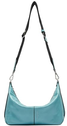 LIEBESKIND Berlin Hobo Bag „Paris S“ I Umhängetasche für Damen aus Leder | Schultertasche mit geräumigem Hauptfach und Reißverschluss I Shoulder Bag mit zwei Innenfächer und Schulterriemen