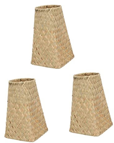 Cabilock 3pièces Vase Tissé Pot à Fleurs Style Pastoral pour Bureau Décoration Créative Et Rangement Élégant pour Bouquets Frais Et Stylos