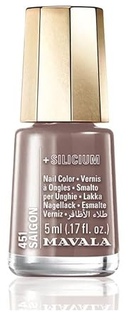 Mavala Timeless Color's 2024 Atmungsaktiver Mini-Nagellack, Saigon, 5 ml (451)