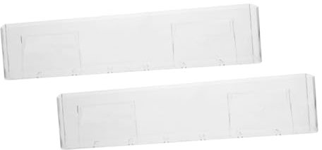 Yardenfun 2pcs Wall Mount Acrylic Record Holder Display for Vinyl Albums Cd Storage Shelf for Home Decor Lightweight and Portable Album Organizer Great for Music Enthusiasts and Collectors