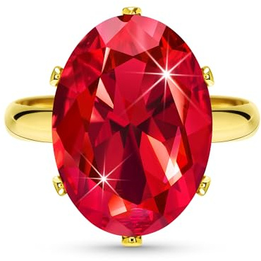 Linawe Ringe Frauen, Falscher Diamant Moissanite Ring Verstellbar, Grosse Fingerring Damen, Kupferringe Sind in Drei Gold-, Roségold- und Silbertönen Erhältlich