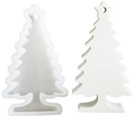 Weihnachtsbaumform, Weihnachtsbaumkerzenform | Silikonformen für Weihnachtsbaum | Weihnachtsbaumkerzenhalter aus Harz | Kunsthandwerkswerkzeuge, Kerzenstäbe ri