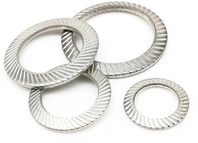 LDHNFBYV Rondella zigrinata in Acciaio Inossidabile DIN9250 304, 10/50 Pezzi(10pcs M12)