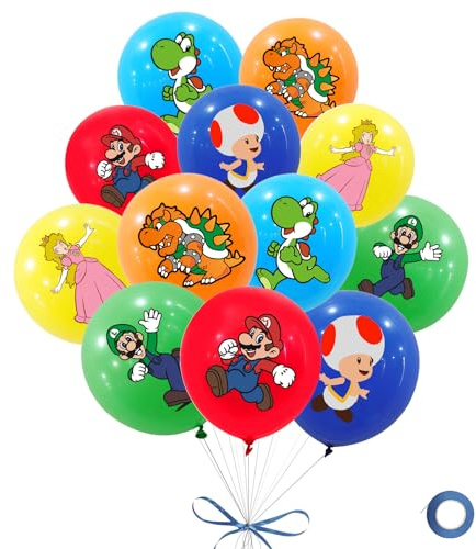 Palloncini Cartoni Animati, CIYIN 50 pcs Palloncini Marie, Palloncin Colorati, Palloncino Compleanno, Palloncino Compleanno, per Feste Bambini, Decorazioni Baby Shower