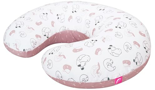 Mother hood Stillkissen ergonomisch, Öko-Tex Standard 100,Teddybären rosa
