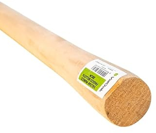 Valoak Manico in Legno di Faggio per Zappa e Attrezzi da Giardinaggio Modello Bellota | Lunghezza 110 cm | Occhio Ovale Diametro 3,8 cm | Made in Italy