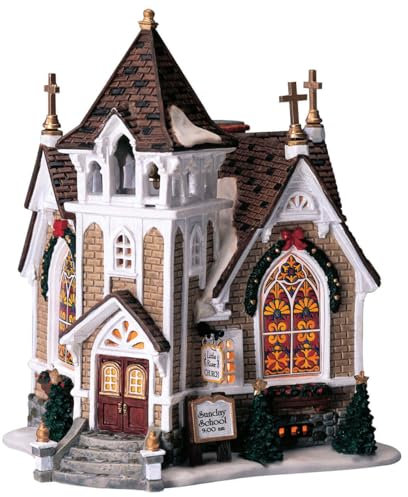Lemax Christmas Village Little River Church Battery Operated Led - 45069