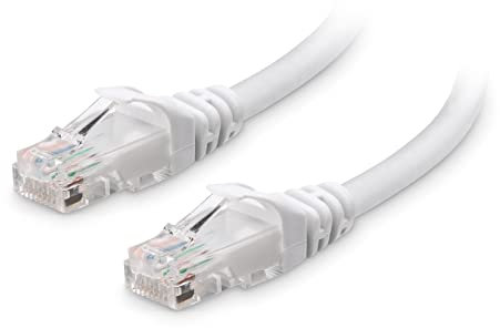 Cable Matters 10Gbps Snagless Cat6 Ethernet Cable 9m (Cat6 Cable, Cat 6 Cable) in White 9 Meter