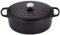 Le Creuset Cocotte Signature en Fonte Émaillée avec Couvercle, 35 cm, Ovale, 8,9 L, 7,375 kg, Noir Mat, 21178350000430