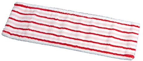 Vermop Mop, Feuchtwischbezug, PES Microfaser, Weiß, Rot, 40 cm