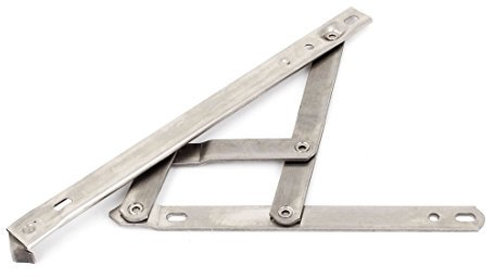 sourcing map Charnière Fenêtre PVC volet Porte 25,4 cm Longueur en acier inoxydable Charnière Expansion Brace