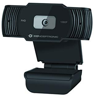 CONCEPTRONIC Webcam AMDIS 1080P Full HD Webcam+MICROFONO SW