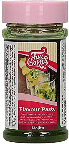 FunCakes Geschmackpaste Mojito: Lebensmittelaroma, großartiger Geschmack, perfekt zum Dekorieren von Kuchen, geeignet für Teig und Füllungen. 120 g.
