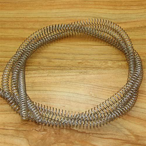 Mdingbao-Druckfedern Kompressionsspule Federverlängerungsfedern, 1 mm Drahtdurchmesser * (5-14) mm Durchmesser * 1000mm Länge, 2 stücke, Starke Dehnfähigkeit (Length : 1x14x1000mm)