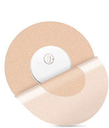 30 Stück Pflaster für Freestyle Libre 3 Sensoren wasserfest Pflaster,atmungsaktiv ohne Loch&hautfreundlich Fixierung beige