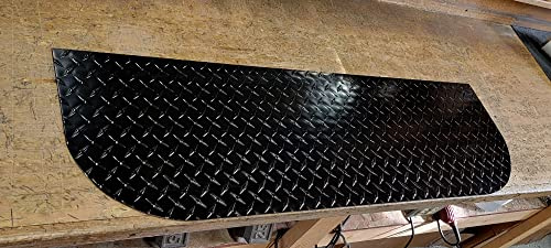 Fits Ezgo RXV Golf Cart Powder Coated Aluminum Diamond Plate Rear Seat Step Cover