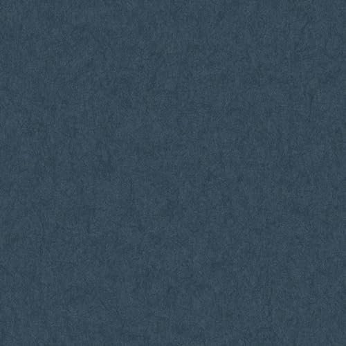 Zoomlie Papier peint intissé épais et facile d'entretien - Non adhésif - Décoration murale pour salon, chambre à coucher (0,53 m x 9,5 m, bleu 7)