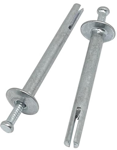20pcs Heavy Duty Nail Drive Anchors,Zinc Plated Finish,1/4 Diameter,Drive Anchors for Metal Steel Aluminum Angles Wood Fasteners(M6x60mm)