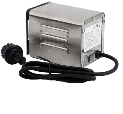 Motore elettrico per barbecue, in acciaio inox, spiedo per girarrosto, 14 x 9 x 10 cm, accessori per barbecue per viaggi all'aperto (-UK)