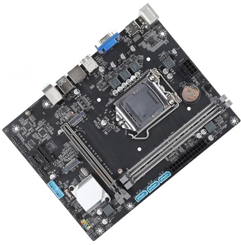 Carte Mère, Carte Mère CPU Combo LGA 1151 Carte Mère M ATX Double Canal DDR4 3.0 Gigabit Réseau HD VGA Sortie Carte Mère de Bureau pour Ordinateur
