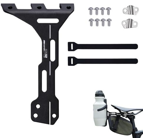 Portabidón para Bicicleta,Portabidones para Bicicleta | Soporte de bidón Extensible de aleación de Aluminio para Bicicleta,Soporte de Botella Multifuncional, Suministros de Ciclismo con Tornillo para