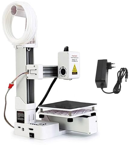 Kleiner 3D -Drucker, Frequenzabteilung Multiplexing 3D -Drucker Hoher Genauigkeit Schneller Erwärmung und Druckkompakt 3D -Druckmaschine für Bildung (EU-Stecker)