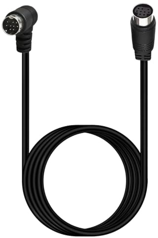 Yulokdwi 9 Pin S Videokabel, 9 Pin Din Kabel, 70,8 Zoll Mann zum weiblichen Adapterkabel, 9-poliges Kabel, Stecker und Spielenanschluss für den TV-Empfänger-Monitor-Projektor