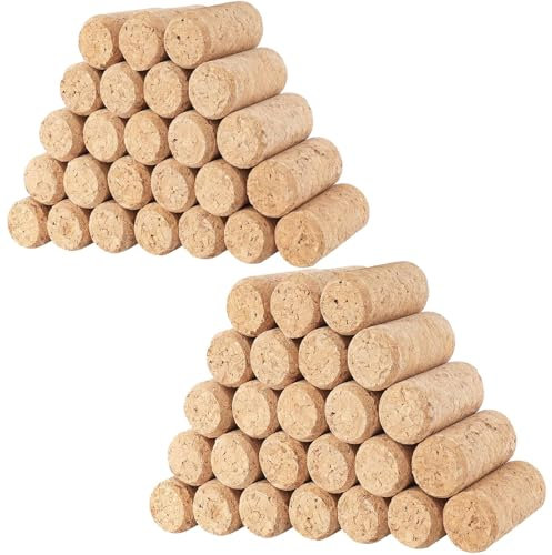 50 tappi per vino, tappi di sughero per il fai da te, decorazioni artigianali, tappi per bottiglie, tappi in sughero, tappi per bottiglie di vino intercambiabili