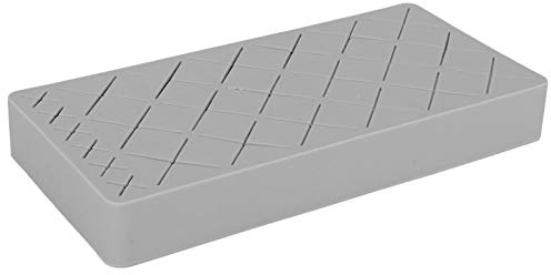Milltrip 24 Slot Organizzatore di Rossetto in Silicone, Supporto per il Display di Archiviazione del Supporto per Cosmetici per Trucco (Grigio)