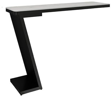 Bartabeller Rektangulärt högt bord for trånga utrymmen Barbord med robust metallram Bar Bordets Högbord(120 * 40 * 105cm)