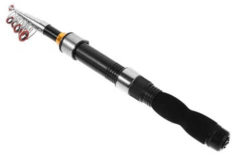ERINGOGO Ultraharte kompakte Teleskop Angelrute tragbar kleine Meeres Spinnrute für Süß und Brackwasser Hohe Empfindlichkeit Glattes Wurfverhalten für Outdoor Angler