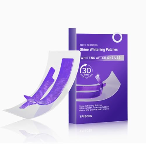 Whitening Strips 7 Applications, Bleaching Zähne White Stripes Zähne, Zähne Aufhellen, Verleiht den Zähnen ein helleres Aussehen, Teeth Whietning Strips, Zahnschmelz sicher, No-Sensitivity
