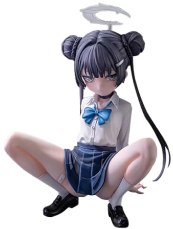 DEXSHUN Ryūge Kisak - Figura de anime, uniforme, estatua sentada, 13 cm | Chica uniforme, personaje del juego, estatua, PVC, colección, adorno, decoración, regalos
