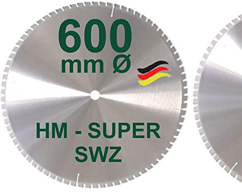 HM Kreissägeblatt 600 x 30 Z= 78 SWZ SUPER nagelfest Sägeblatt 600mm für Bauholz Naturholz Brennholz Hartholz Schalholz Faserplatten Leimholz Sägen Wippsäge Tischkreissäge Kreissäge Brennholzsäge