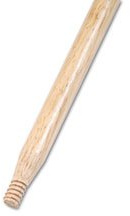 (6 Pack Value Bundle) BWK137 Heavy-Duty Threaded End Lacquered Hardwood Broom Handle, 1-1/8dia x 60l