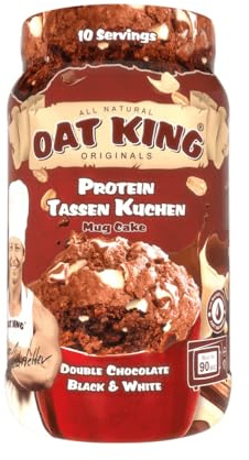 LSP Oat King Mug Cake Double Chocolate Black & White Protéine Whey