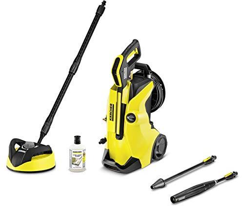Kärcher - Idropulitrice K 4 Full Control Home - 130 Bar, 420 L/H, Resa 30 M²/H - Pistola Alta Pressione, 2 Lance, Lavasuperfici, Tubo 6m