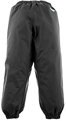 Splashy Waterproof Rain Pants for Kids (3T, Black)
