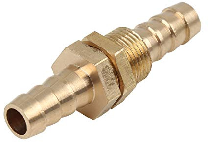X AUTOHAUX Conector De Púa De Latón 1Pc para Tubo De Combustible Agua Aire