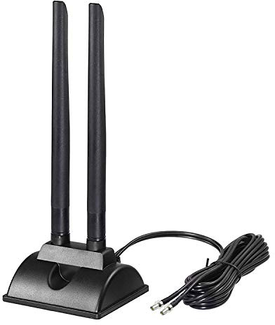 Bingfu 4G LTE Antenna 6dBi Magnetic Base MIMO TS9 Antenna Compatible with Verizon AT&T T-Mobile Sprint 4G LTE Mobile Hotspot MiFi Router Cellular Broadband Modem USB Modem Dongle Adapter