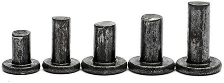Remaches de percusión de hierro M6M8, remaches de cabeza plana de color hierro, remaches macizos-M6 * 6 mm * 1 kg