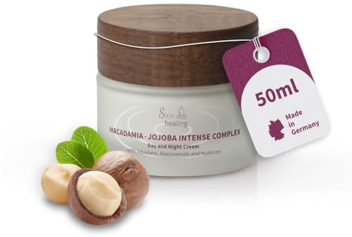 Pinsky & Sons – Gesichtscreme Macadamia-Jojoba Complex – Parfümfreie Clean Beauty Kosmetik 50ml Tages- & Nachtcreme für Damen & Herren – Pflege für trockene Haut – Mit pflanzlichen Lipiden, nährend
