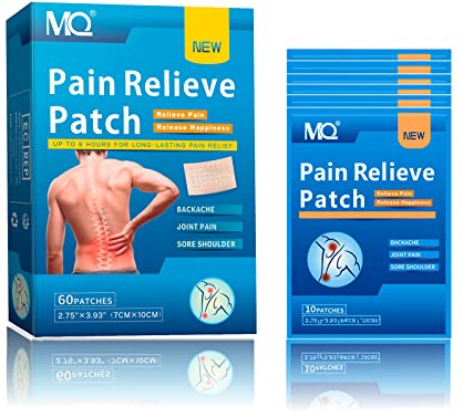 60 Stück Schmerzlinderung Patch, Schmerzlinderungspflaster, Schmerzlinderung Patch, Moxibustion Knie Aufkleber,Knie Schmerzlinderungs Patch – schnell wirkend, langlebig– für Kniegelenkschmerzen
