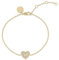 RADLEY Women's Gold Plated Pavé Stones Heart Adjustable Bracelet RYJ3386S