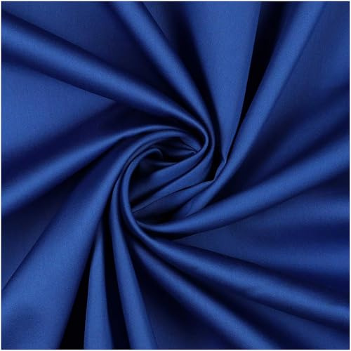 Baumwoll-Satin ab 50x150cm unifarben Oeko-Tex zertifiziert Meterware Baumwollstoff Satinstoff